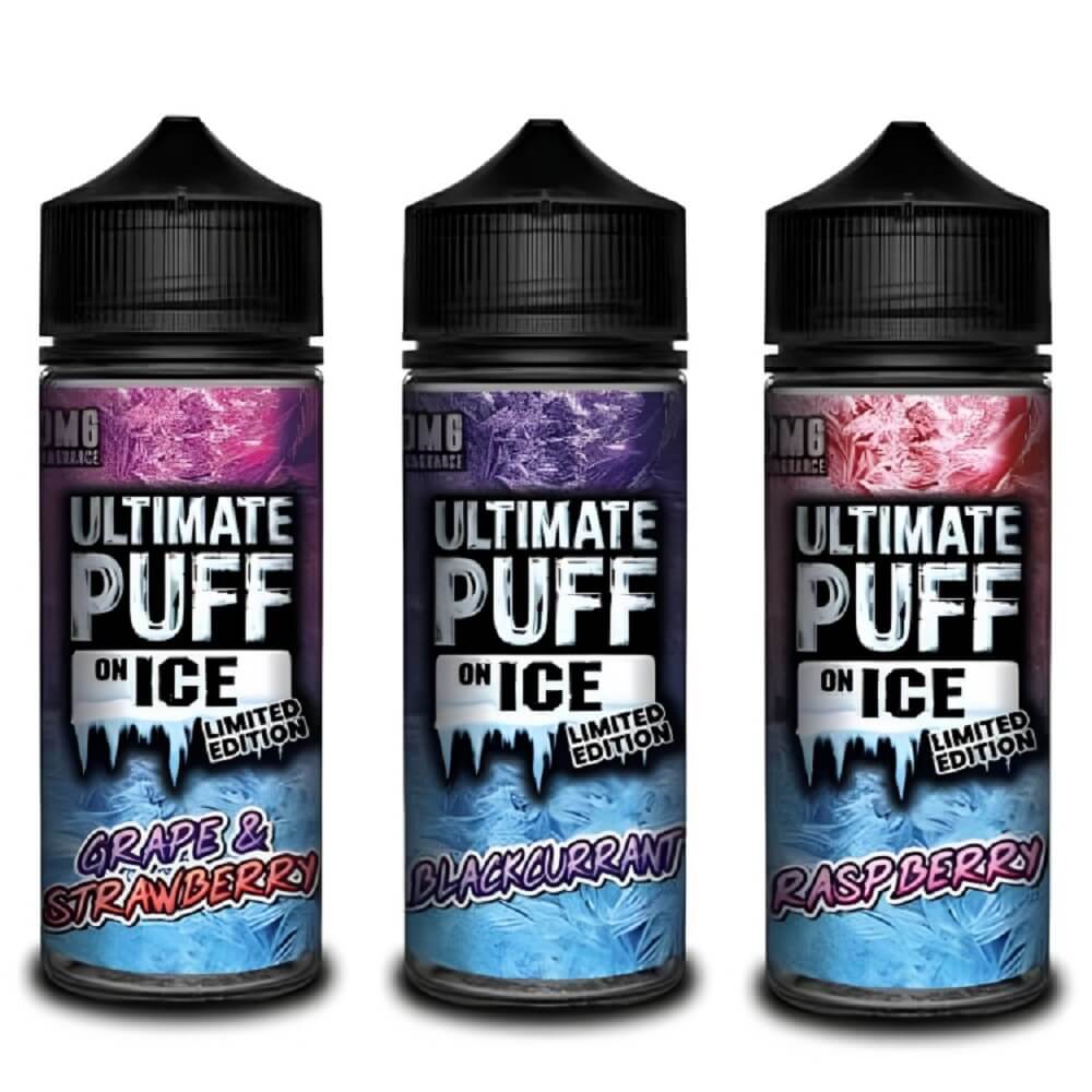 Ultimate Puff Shortfill 100ml E LiquidIce Range, Uk Vaper