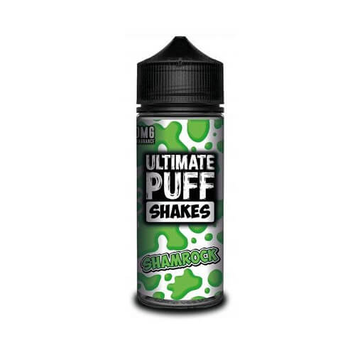 Ultimate Puff Shortfill 100ml E Liquid Shakes Range, Shamrock Flavor
