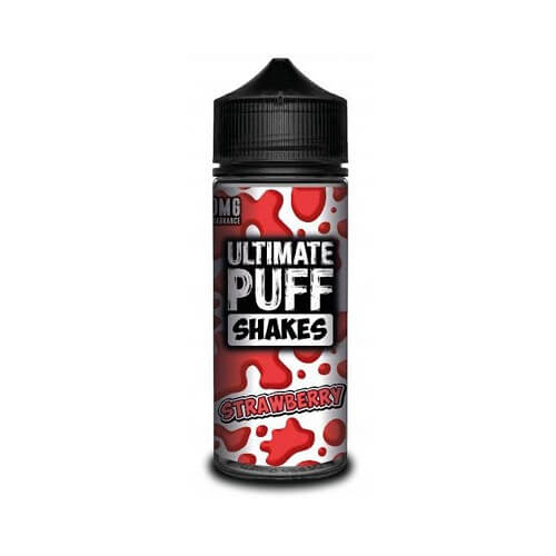 Ultimate Puff Shortfill 100ml E Liquid Shakes Range, Strawberry Flavor