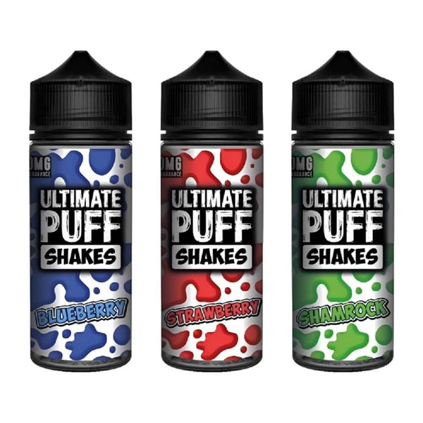 Ultimate Puff Shortfill 100ml E Liquid Shakes Range, UK Vaper