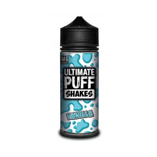 Ultimate Puff Shortfill 100ml E Liquid Shakes Range, Vanilla Flavor