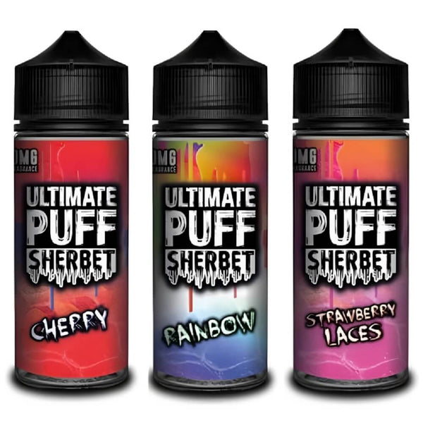 Ultimate Puff Shortfill 100ml E Liquid Sherbet Range, UK Vaper
