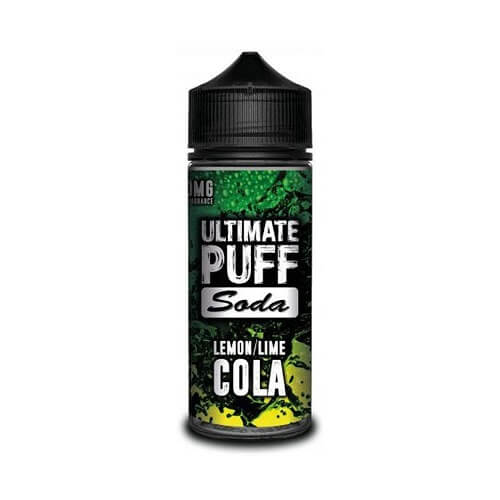 Ultimate Puff Shortfill 100ml E Liquid Soda Range, Lemon Cola Flavor