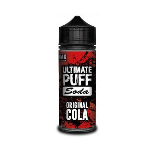 Ultimate Puff Shortfill 100ml E Liquid Soda Range, Original Cola Flavor