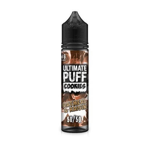 Ultimate Puff Shortfill 50ml E Liquid All Ranges, Oat Meal Raisin Flavor