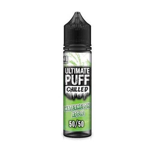 Ultimate Puff Shortfill 50ml E Liquid All Ranges, Watermelon Apple Flavor