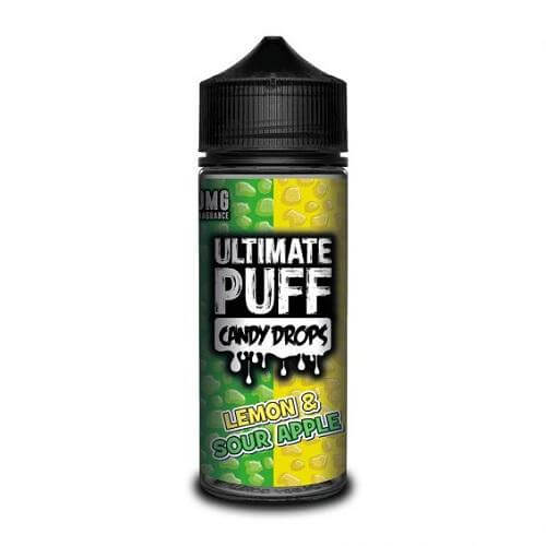 Ultimate Shortfill 100ml E Liquid Candy Drops Range, Sour Apple Flavor