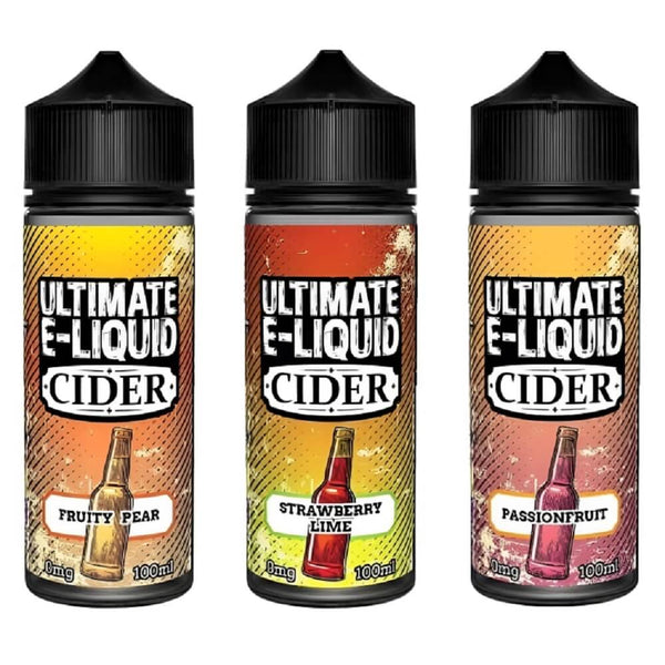 Ultimate Shortfill 100ml E Liquid Cider Range, Uk Vaper