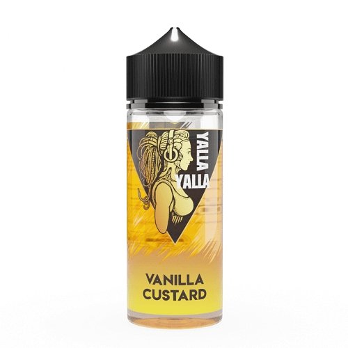 Ultimate Shortfill 100ml E Liquid Yalla Yalla, Vanilla Custard Flavor