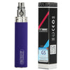 GS eGo II 2200mAh or GS eGo III 3200mAh in Purple vape battery mega kit, providing high-capacity power for extended vaping sessions.