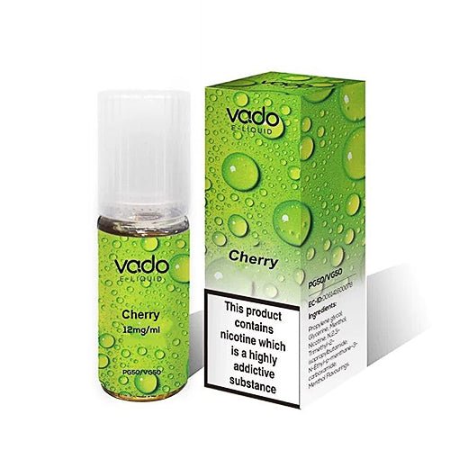Vado 10ml Nic Salt E Liquid, Pack of 10, Cherry Flavor