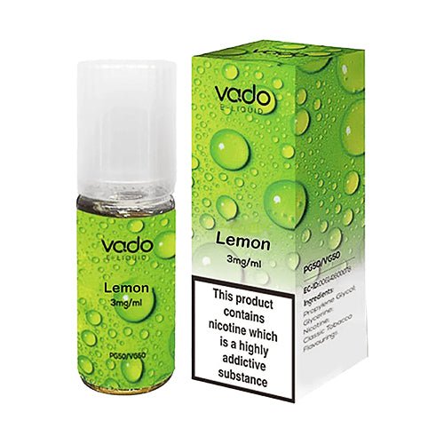 Vado 10ml Nic Salt E Liquid, Pack of 10, Lemon Flavor