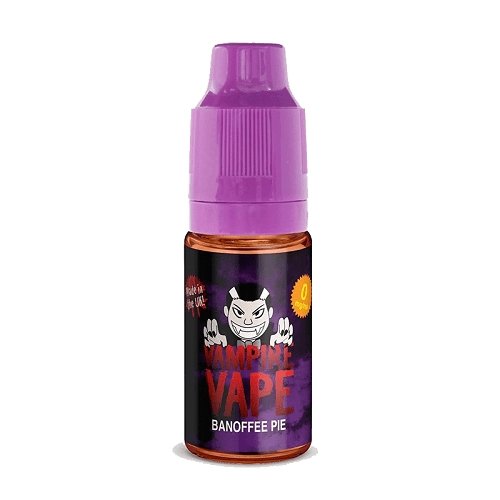 Vampire Vape 10ml E-Liquid Pack of 10, Banoffee Pie Flavor