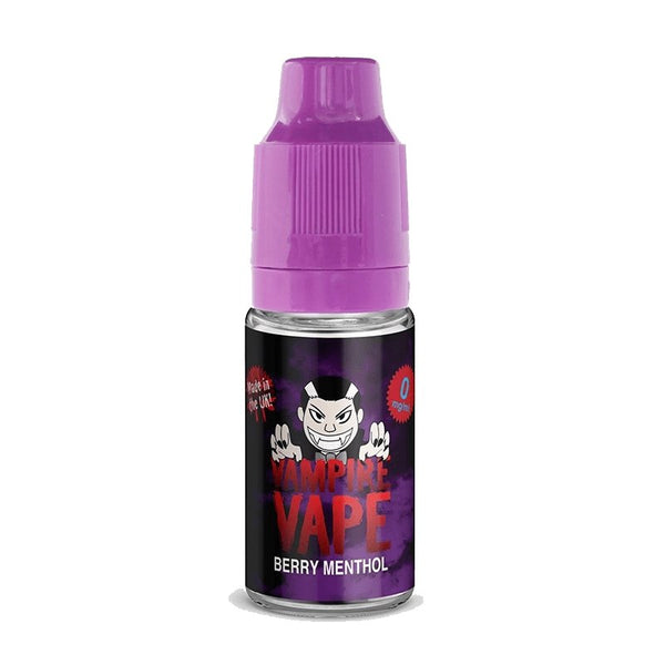 Vampire Vape 10ml E-Liquid Pack of 10, Berry Menthol Flavor