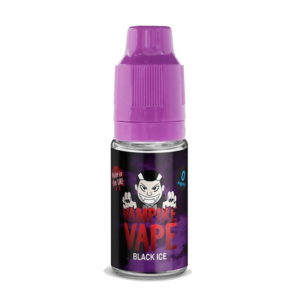 Vampire Vape 10ml E-Liquid Pack of 10, Black Ice Flavor