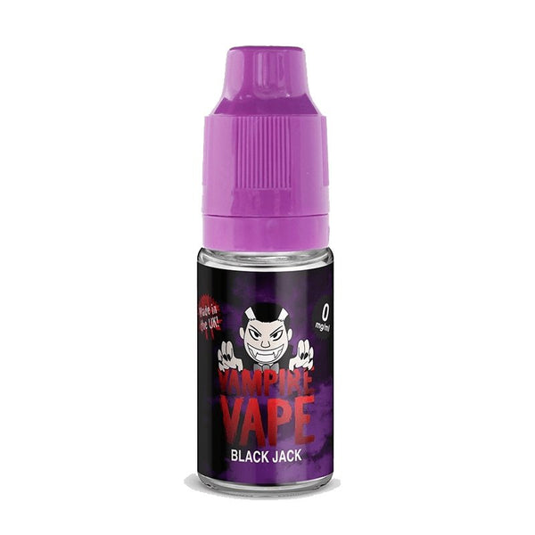 Vampire Vape 10ml E-Liquid Pack of 10, Black Jack Flavor