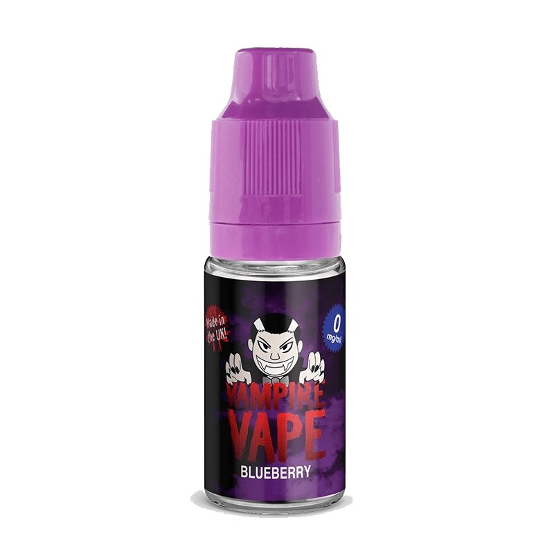 Vampire Vape 10ml E-Liquid Pack of 10, Blueberry Flavor
