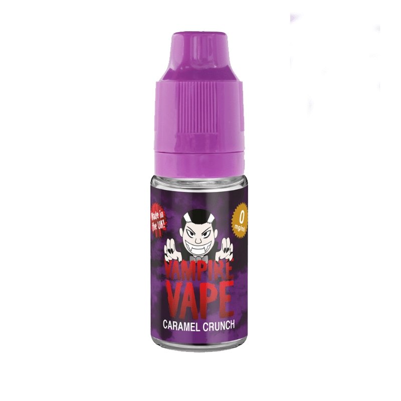 Vampire Vape 10ml E-Liquid Pack of 10, Cramel Crunch Flavor