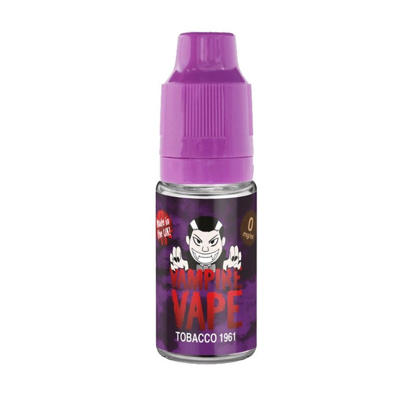 Vampire Vape 10ml E Liquid, Pack of 10, Tobacco 1961 Flavor