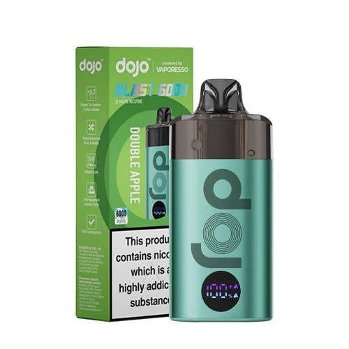 Vaporesso Dojo Blast 6000 Puffs Vape Kit – Box of 10 in Double Apple Flavour at UKVaper