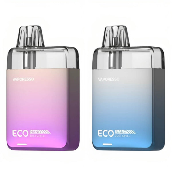 Vaporesso Eco Nano Pod Kit, Sparkling Purple Uk And Phantom Blue Uk Colours
