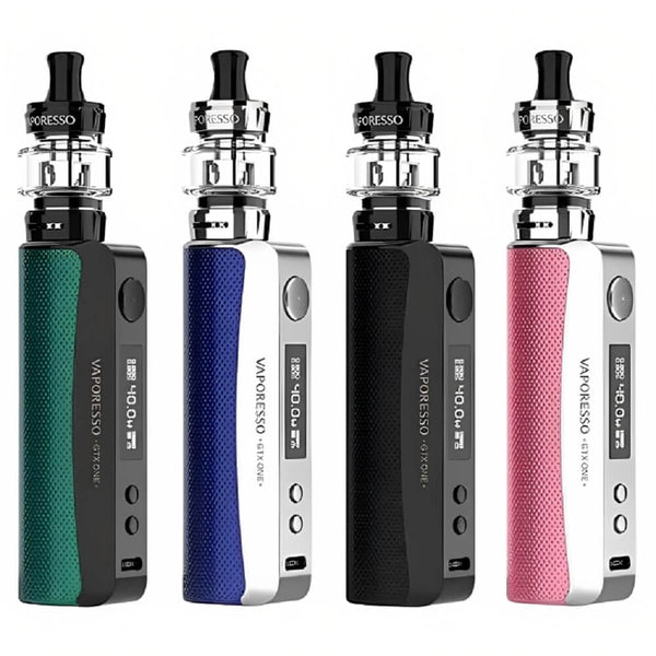 Vaporesso GTX One Vape Kit, Green, Black, Blue And Pink Colours