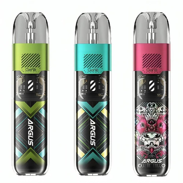 Voopoo Argus P1s Vape Pod Kit, Cyber Green, Cyber Blue And Creed Rose Colours