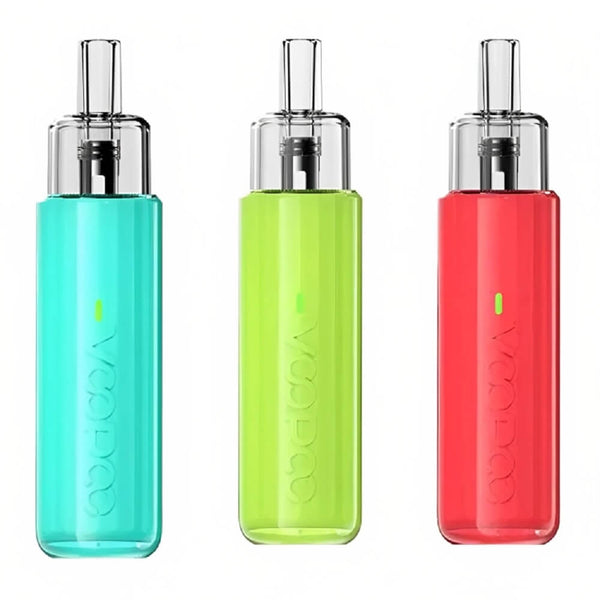 Voopoo Doric Q Pod Kit, Begonia Red, Chartreuse Yellow And Mint Gree Colours