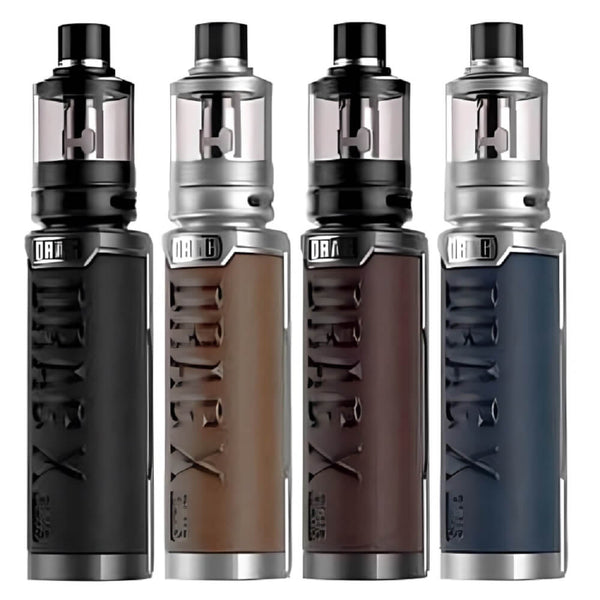 Voopoo Drag X Plus Professional Edition Pod Kit, Black, Silver Blue, Silver Retro Brown And Black Coffee Colours