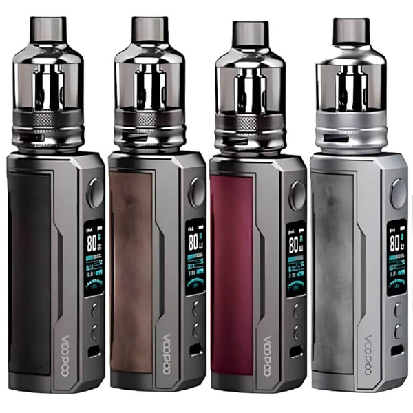 VOOPOO Drag X Plus Vape Mod Kit,Classic, Marsala, Sandy Brown And Smokey Grey Colours