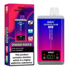 WGA Crystal Plus 20000 Pre Filled 2 in 1 Vape Pod Kit, Blue Razz Gummy, Blueberry Raspberry Flavor