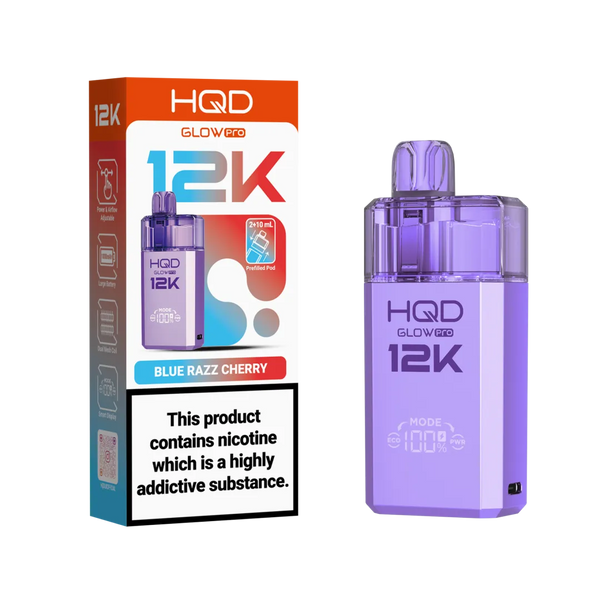 HQD Glow Pro 12k Prefiiled Kit - Box of 5