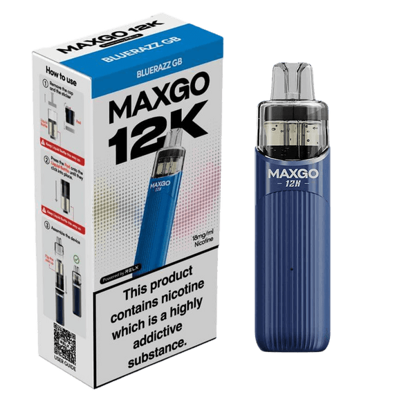 RELX MAXGO 12k Pre-Filled Pod Kit TPD Compliant - Pack Of 3