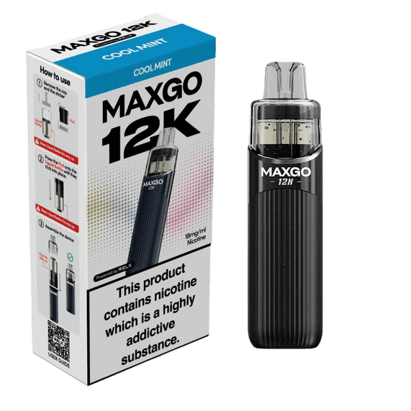 RELX MAXGO 12k Pre-Filled Pod Kit TPD Compliant - Pack Of 3