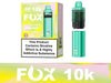 JNR Fox 10K Prefilled Pod Vape Kit - Box Of 5