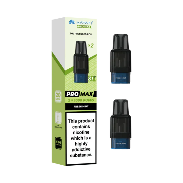 Hayati Pro Max S1 1000+ Prefilled Pods - Box 10