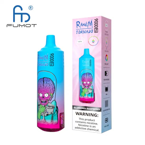 Fumot RandM Tornado 9000 Pro Prefilled Vape - Box of 10