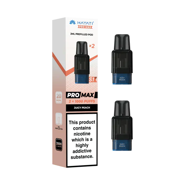 Hayati Pro Max S1 1000+ Prefilled Pods - Box 10