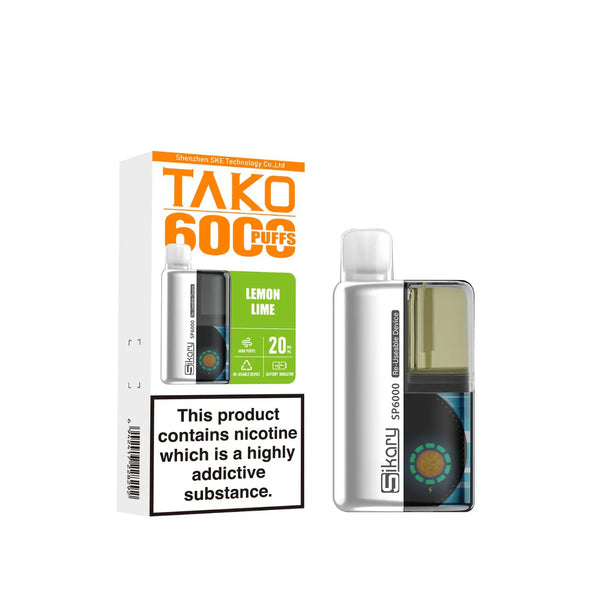 SKE Sikary TAKO SP6000 Prefilled Pod Kit - Box Of 5