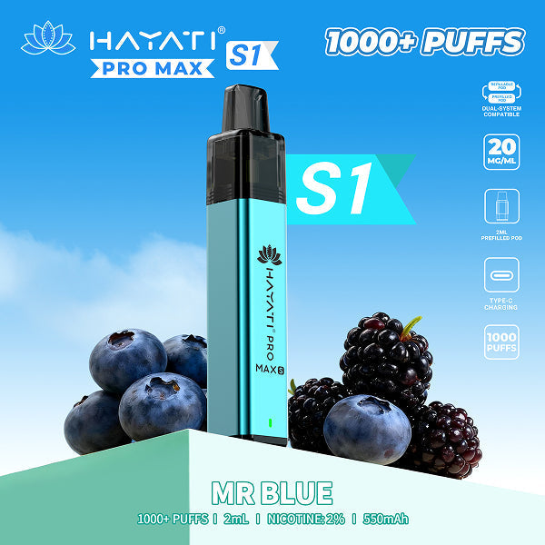 Hayati Pro Max S1 Prefilled Vape Kit