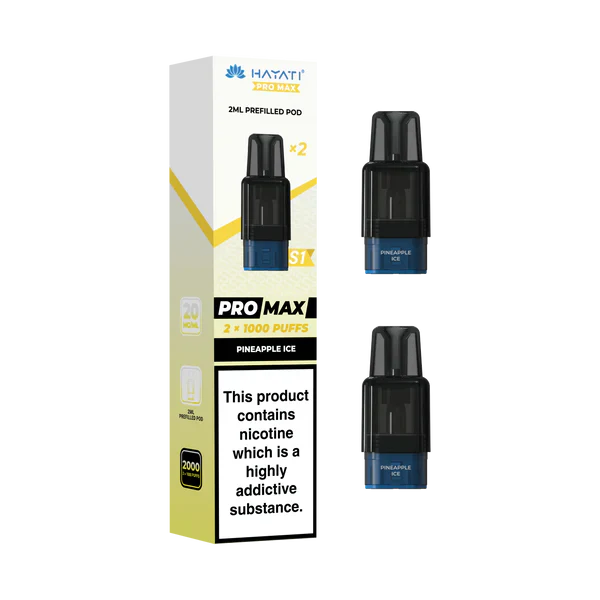 Hayati Pro Max S1 1000+ Prefilled Pods - Box 10