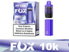 JNR Fox 10K Prefilled Pod Vape Kit - Box Of 5