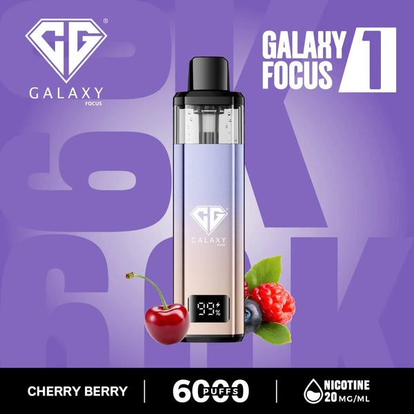Galaxy Focus 1 6k Puffs Prefilled Pod Kit- Box of 5