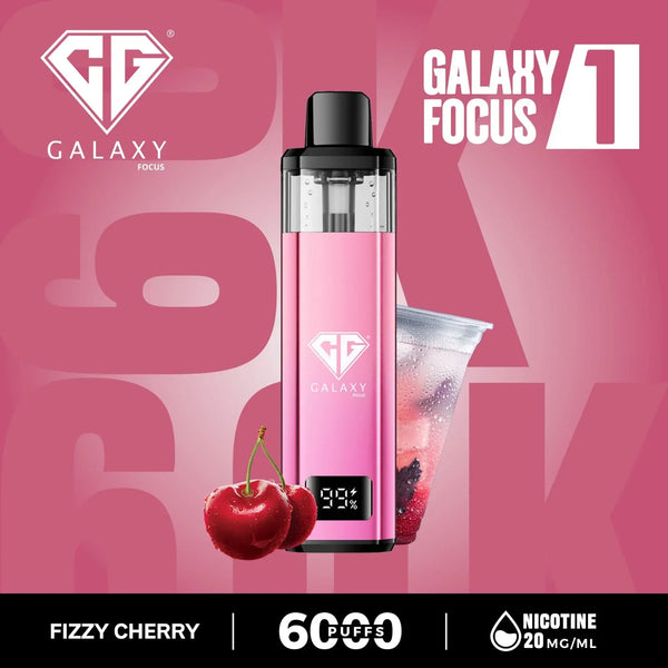 Galaxy Focus 1 6k Puffs Prefilled Pod Kit- Box of 5