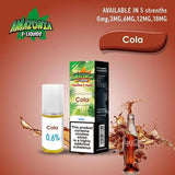 Amazonia 10ml E Liquid 50 50 Pack of 10, Cola Flavor