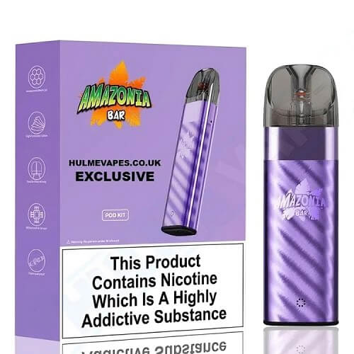 Amazonia Bar Vape Pod Kit, Purple Colour
