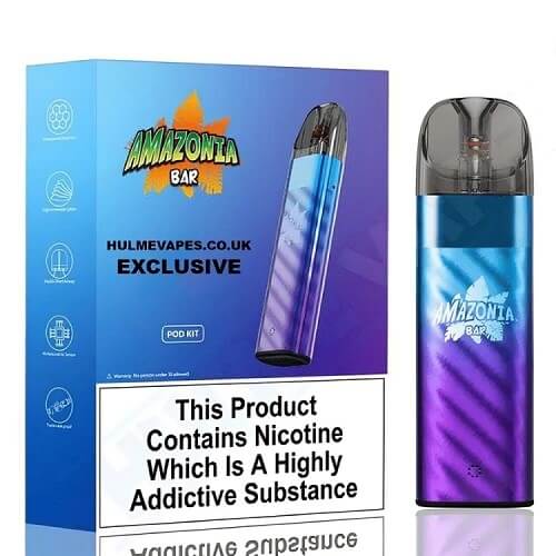 Amazonia Bar Vape Pod Kit, Blue Colour