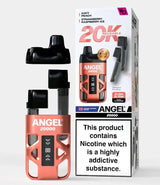 Angel 20000+ Puffs Prefilled Vape Kit – Juicy Peach AndStrawberry Raspberry Ice Flavours