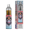 Aroma King 7000 Prefilled Vape Pod Device Pack of 10, Blue Sour Raspberry Flavor