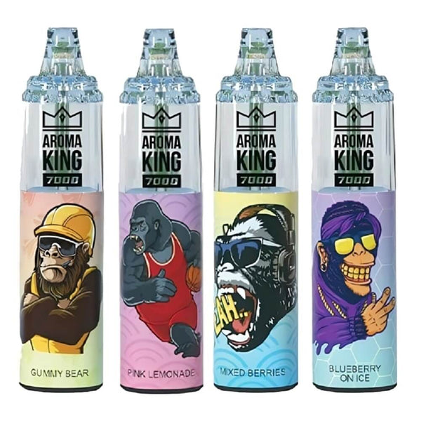 Aroma King 7000 Prefilled Vape Pod Device Pack of 10, UK Vaper